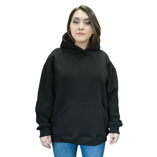 Худи оверсайз однотонное без печати