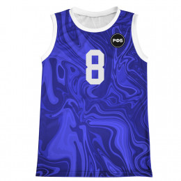 Майка баскетбольная без рукава с О-вырезом