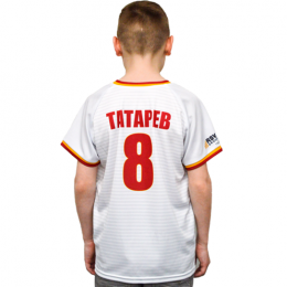 Футболка с полной запечаткой детская, модель с коротким рукавом, материал ложная сетка