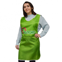 Накидка-фартук с полной запечаткой, материал: дюспо