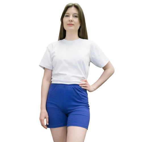 Шорты трикотажные женские, материал: кулирная гладь без печати