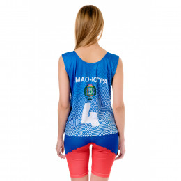 Шорты велосипедные женские, материал: бифлекс с полной запечаткой