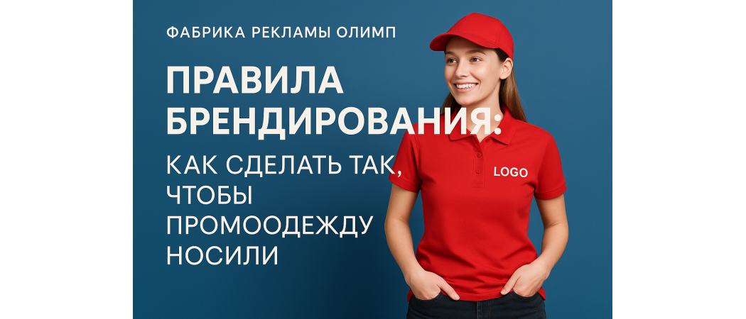 Правила брендирования: как сделать так, чтобы промоодежду носили