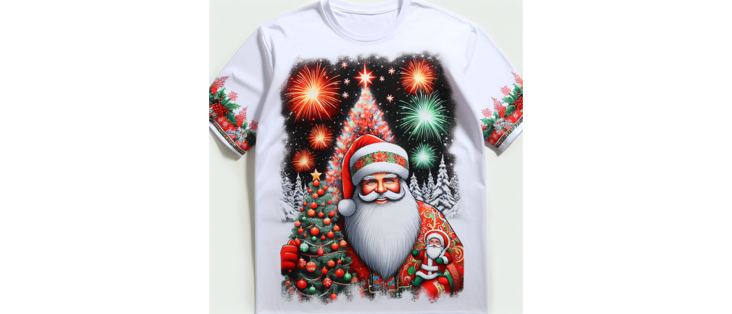 Новый год с корпоративными подарками: футболки, толстовки, шапки и фартуки
