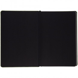 Ежедневник Alanis, недатированный, черный с зеленым