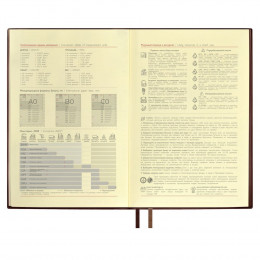 Ежедневник Merida, датированный, коричневый