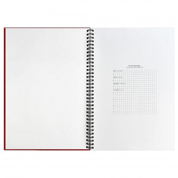 Ежедневник Notera, недатированный, красный