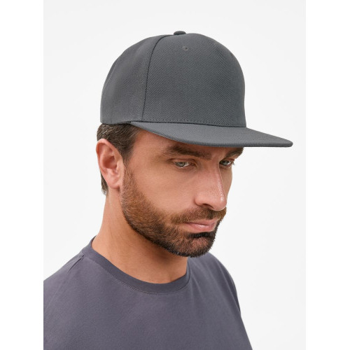 Бейсболка Epicore с прямым козырьком, серая