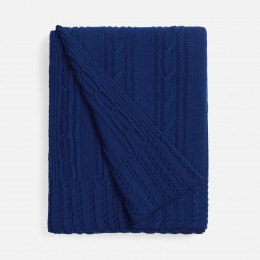 Плед Remitti, темно-синий (кобальт)