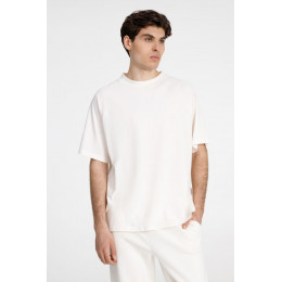 Футболка унисекс оверсайз T2, молочно-белая