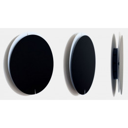 Часы настенные Melancholia Clock, черные