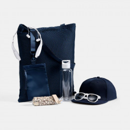 Набор Sommerset, синий с белым