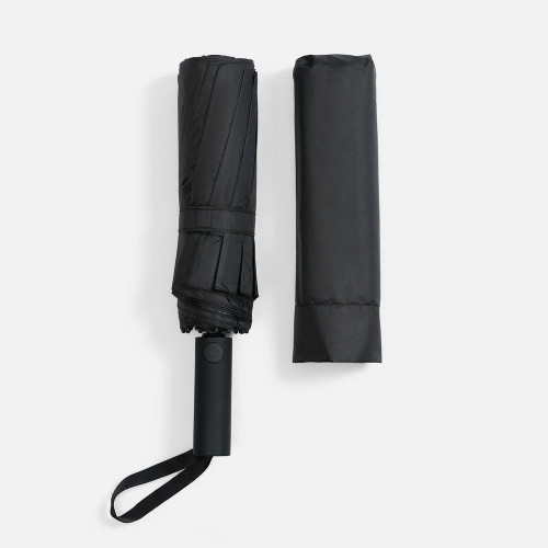 Зонт складной с УФ-защитой Ribstar, черный