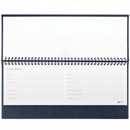 Планинг Sagrin, датированный, темно-синий