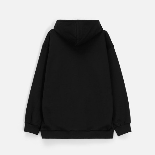 Худи унисекс оверсайз Songo, черное