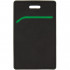 Чехол для пропуска Multimo, черный с зеленым Чехол для пропуска Multimo, черный с зеленым