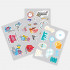 Наклейки ПВХ Sticker Pack на заказ, M Наклейки ПВХ Sticker Pack на заказ, M