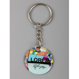 Брелок с полимерным покрытием Harz на заказ