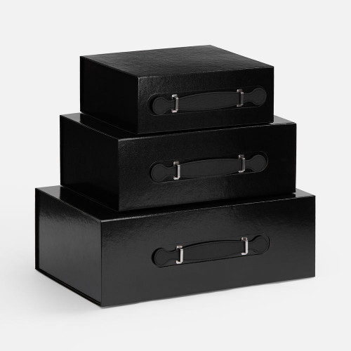 Коробка складная Holdfold, M, черная