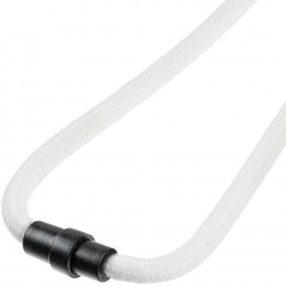 Шнурок для бейджа Tube Wood, белый