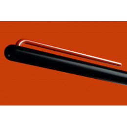 Шариковая ручка GrafeeX в чехле, черная с красным