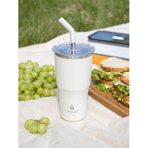 Термостакан Sapporo М, белый (молочный)