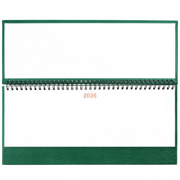 Планинг Sagrin, датированный, зеленый