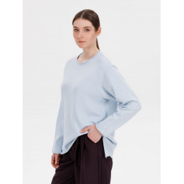 Лонгслив унисекс Siluetti Fuori, светло-голубой