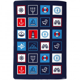 Обложка для паспорта Industry, ver.2, морская