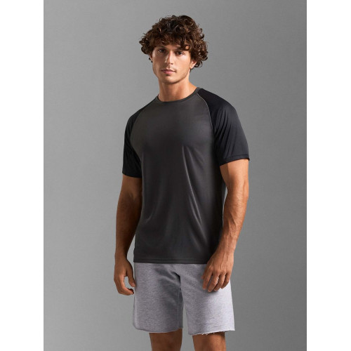 Футболка спортивная унисекс Vortex, ярко-бирюзовая