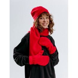 Шапка Fleecy, красная