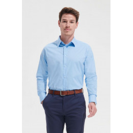 Рубашка мужская с длинным рукавом Brighton, черная