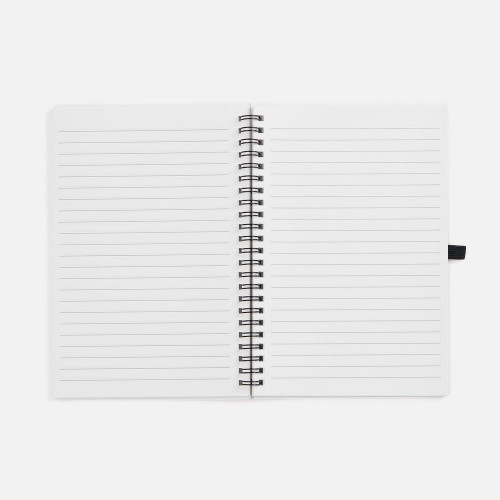 Блокнот на пружине Stone Line, белый