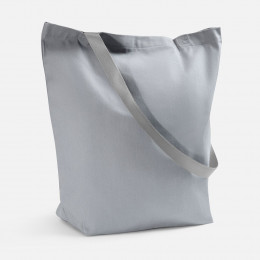 Шопер B5, серый с серыми ручками