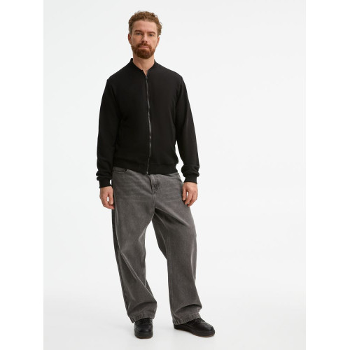 Бомбер унисекс Townie, черный