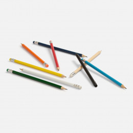 Карандаш простой Hand Friend с ластиком, желтый