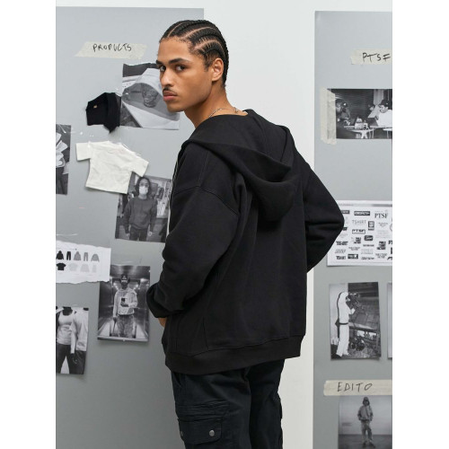 Толстовка унисекс на молнии Jelo, черная