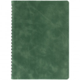 Ежедневник Spring Urban на заказ, недатированный, зеленый