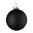 Елочный шар Finery Matt, 10 см, матовый черный Елочный шар Finery Matt, 10 см, матовый черный