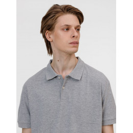Рубашка поло унисекс Pacific, серый меланж