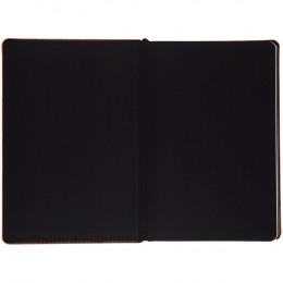 Ежедневник Alanis, недатированный, черный с красным