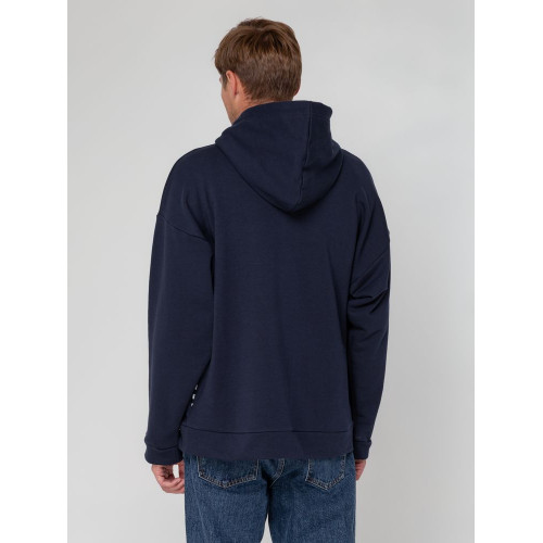 Худи унисекс оверсайз Seamark, темно-синее