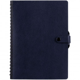 Ежедневник Strep Front на заказ, недатированный, темно-синий