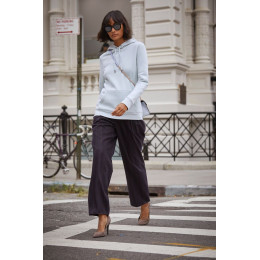 Толстовка с капюшоном женская Queen, белая