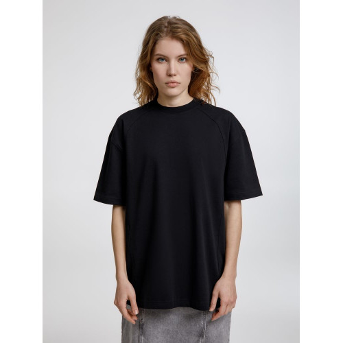 Футболка оверсайз унисекс Sideline, черная