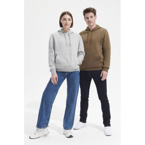 Толстовка с капюшоном Slam 320, серый меланж