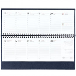 Планинг Sagrin, датированный, темно-синий