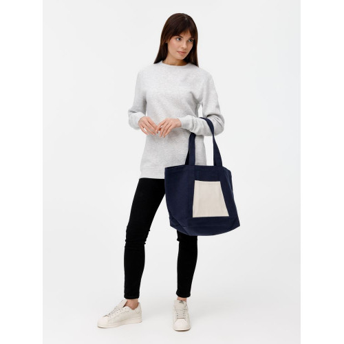 Шопер Shophop, синий с неокрашенным