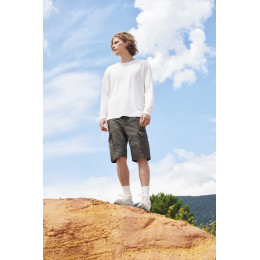 Футболка унисекс с длинным рукавом Pioneer LSL, молочно-белая