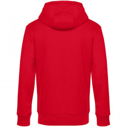 Толстовка с капюшоном унисекс King, красная